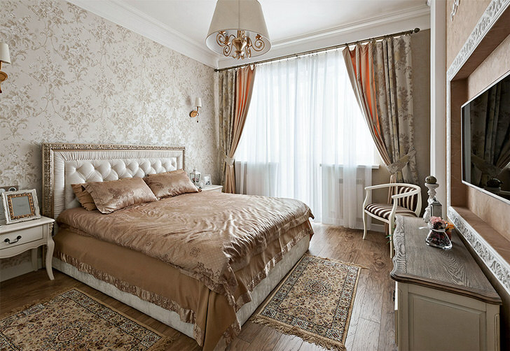 décor de chambre néoclassique