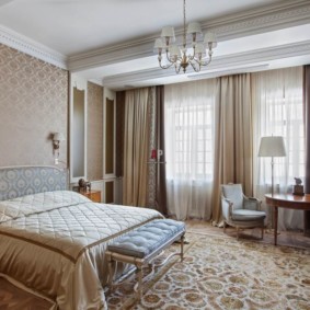 décor de chambre néoclassique