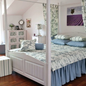 Provence style bedroom interior photo