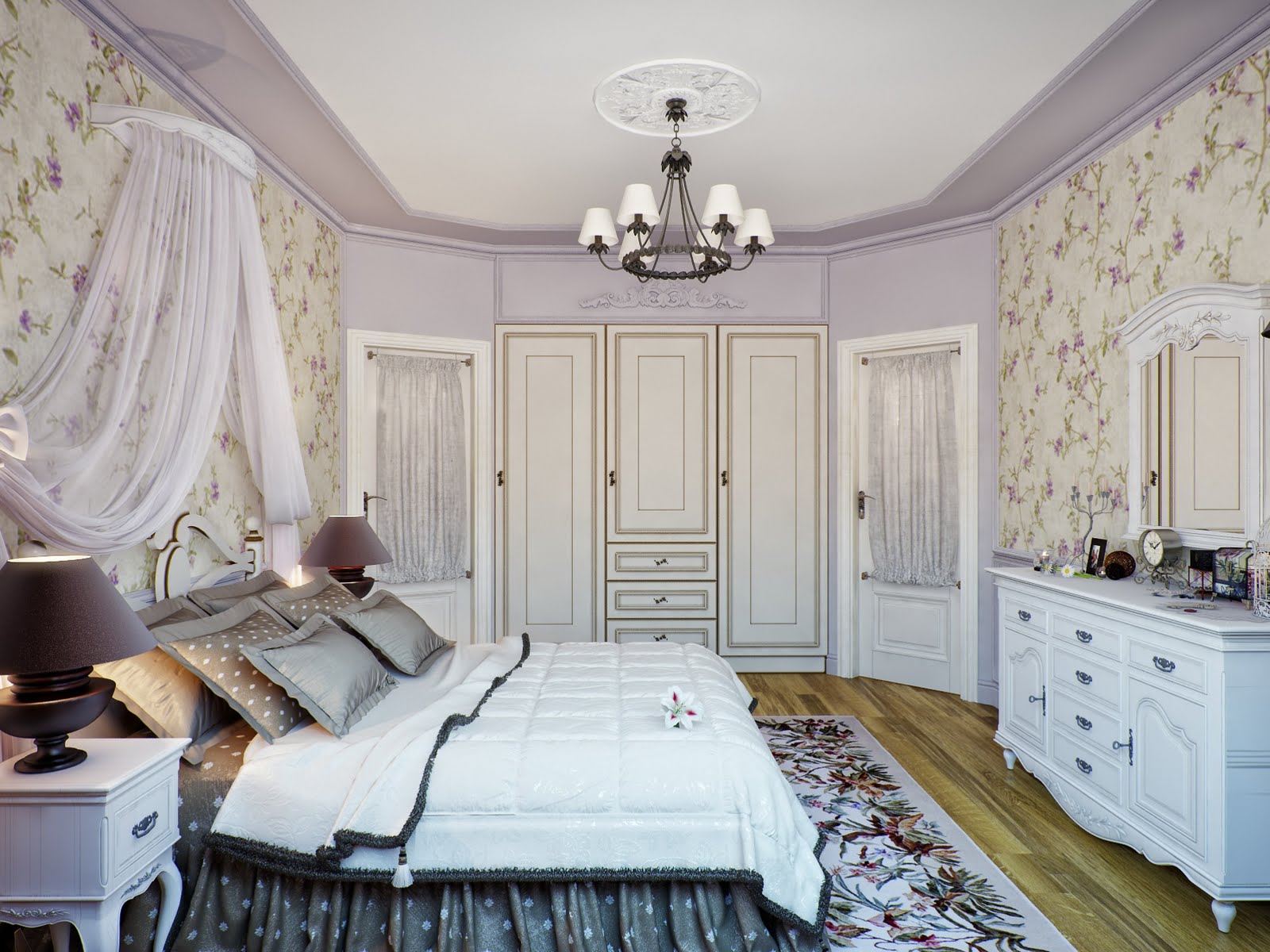 Provence style bedroom