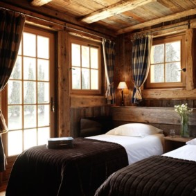 Photo de révision de la chambre du chalet