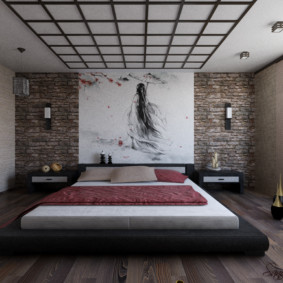 chambre de style japonais