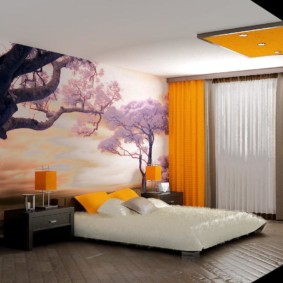 Options de photo de chambre de style japonais