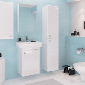 idee di arredamento armadio specchio del bagno