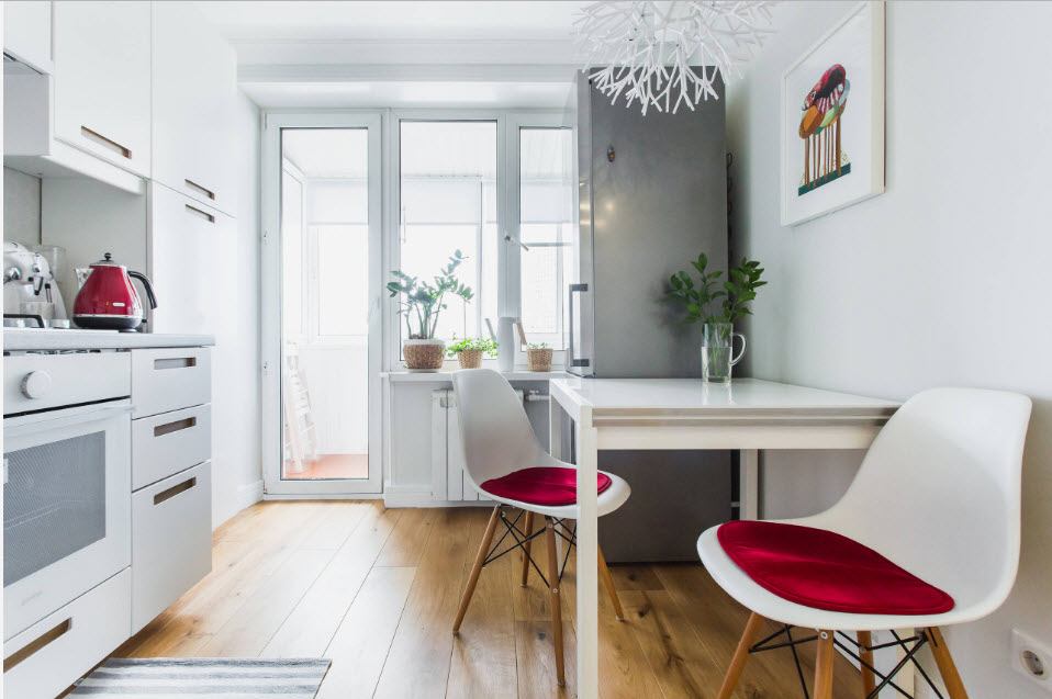 cuisine combinée avec un balcon idées de design