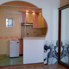 cucina design con foto di decorazioni ad arco