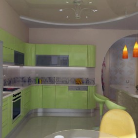 cucina design con vista idee arco