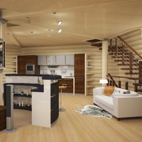 kitchen in a country house