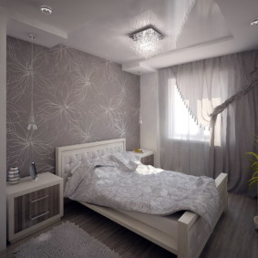 design chambre 12 m² finition claire