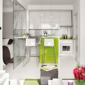 Cucina moderna con facciate in MDF