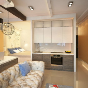 Appartement design avec un casque direct