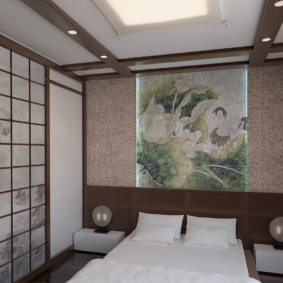 Intérieur de chambre de style japonais