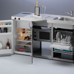 Kitchenette en inox