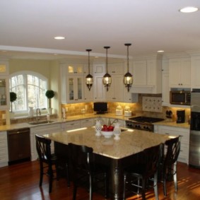 Square Kitchen Island