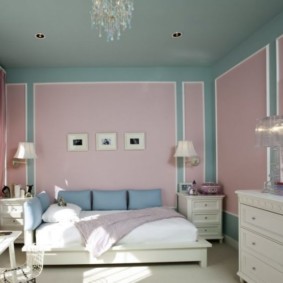 Chambre rose classique