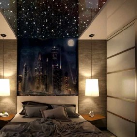 Beautiful bedroom with no windows