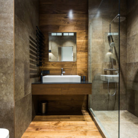 Legno in bagno