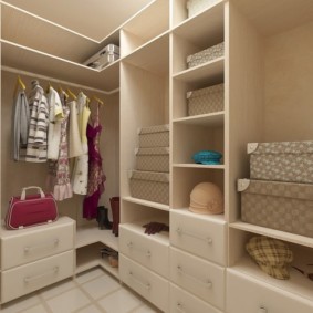 dressing dans la chambre design photo