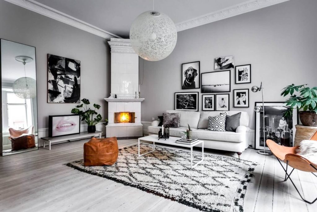 Scandinavian style living room design ideas