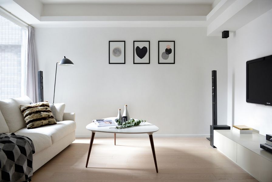 photo de décor de salon minimalisme