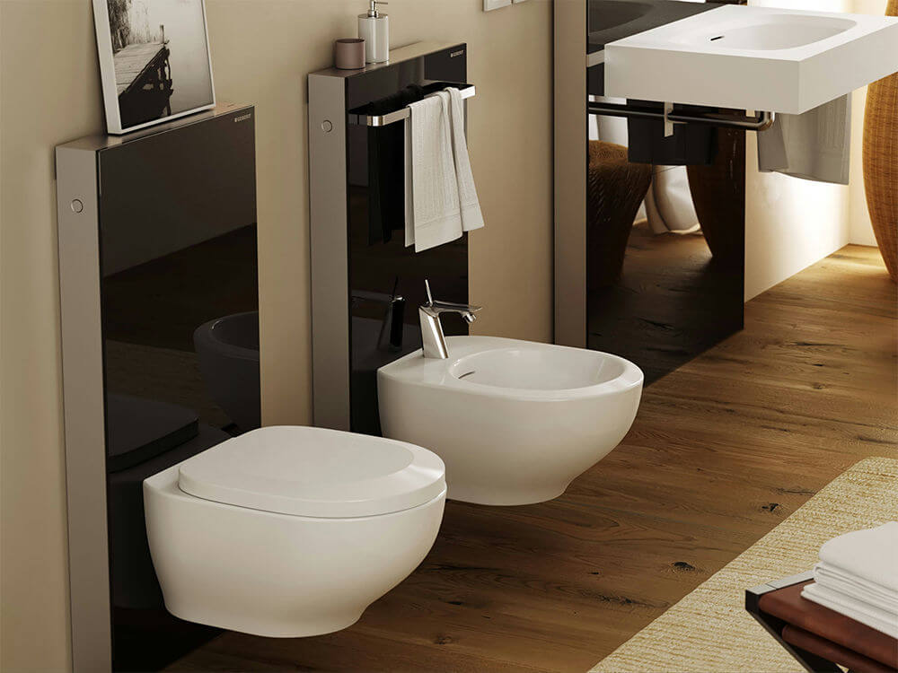 options de photo d'installation de toilettes