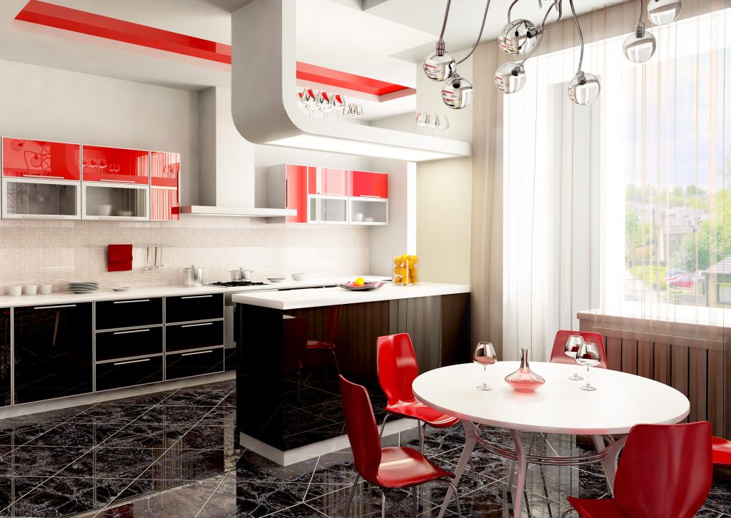 cucine rosso-nere