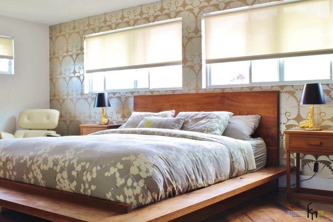 bed headboard to window eco style