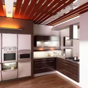 cucina per il design fotografico a soffitto