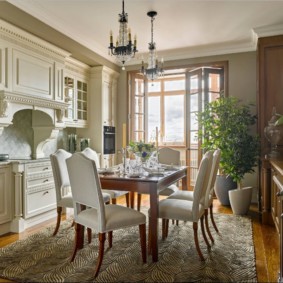 cuisine combinée avec un balcon idées de décoration