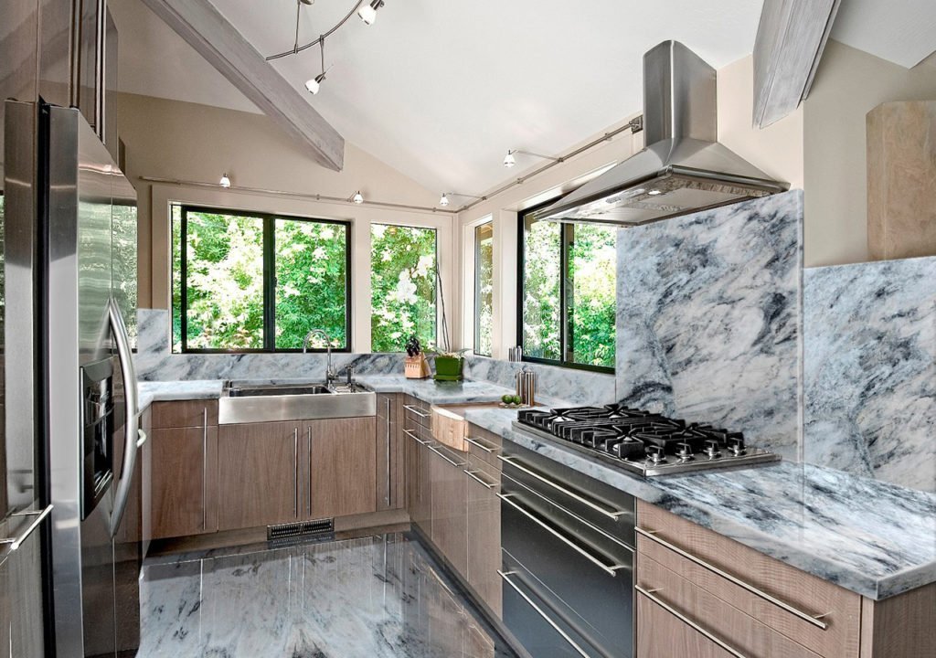 kitchen in a country house photo views