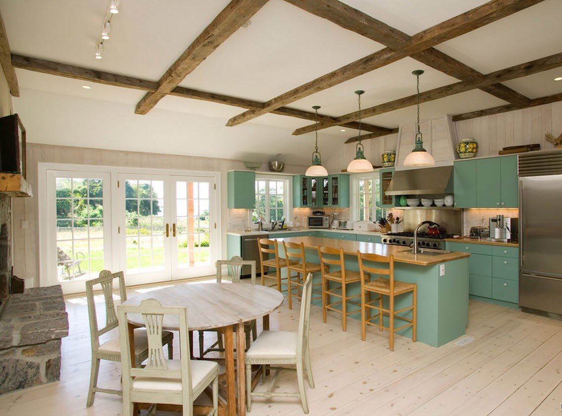 kitchen in a country house