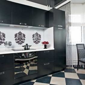 design plat noir et blanc