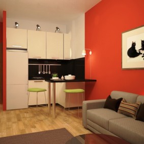 studio apartment 23 square meters photo decor