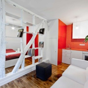 studio apartment 23 square meters photo design