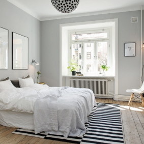 scandinavian style apartment decor photo