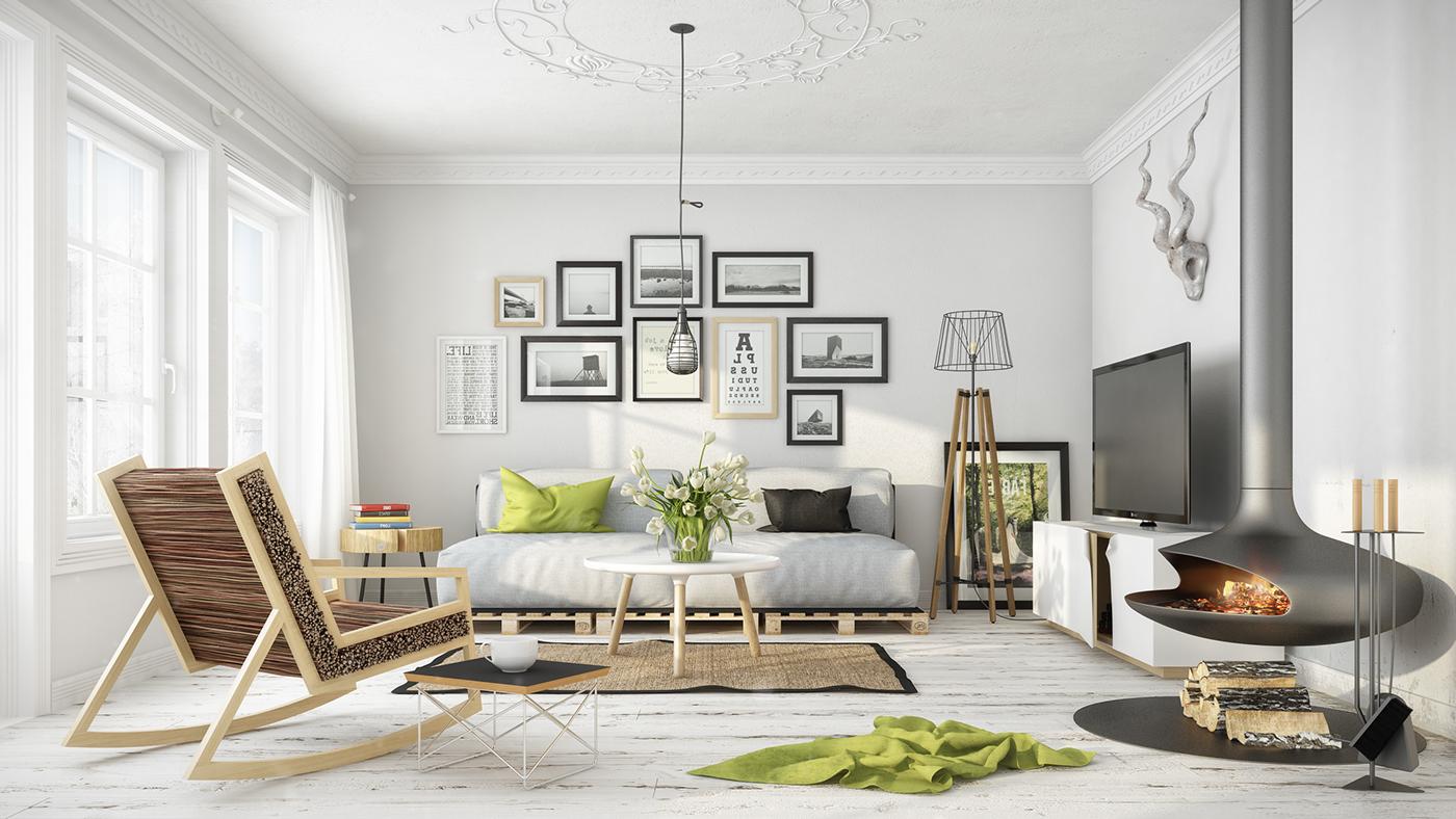 scandinavian style apartment photo options