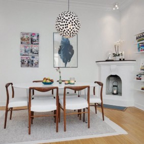 scandinavian style apartment photo decoration