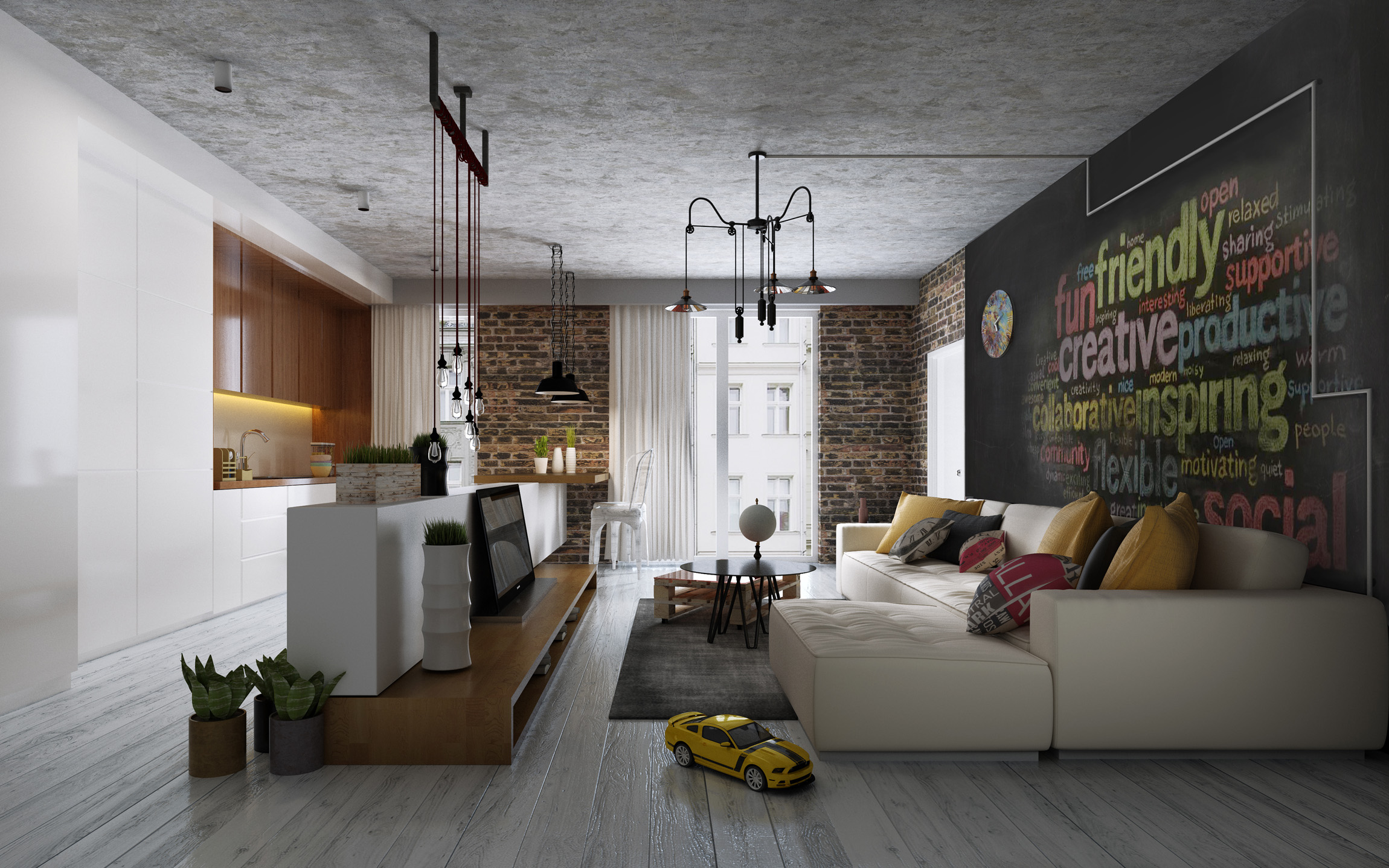 loft pour une petite photo design appartement