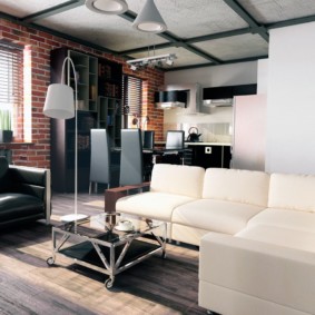 loft dans un petit appartement