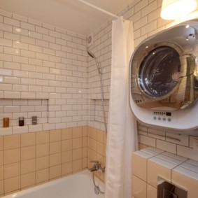 Wall-mounted model of a washing machine