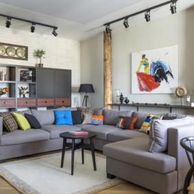 studio dans un design photo de style loft