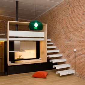 studio dans les espèces de photos de style loft