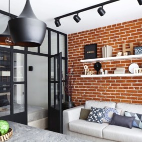 studio dans des options de style loft