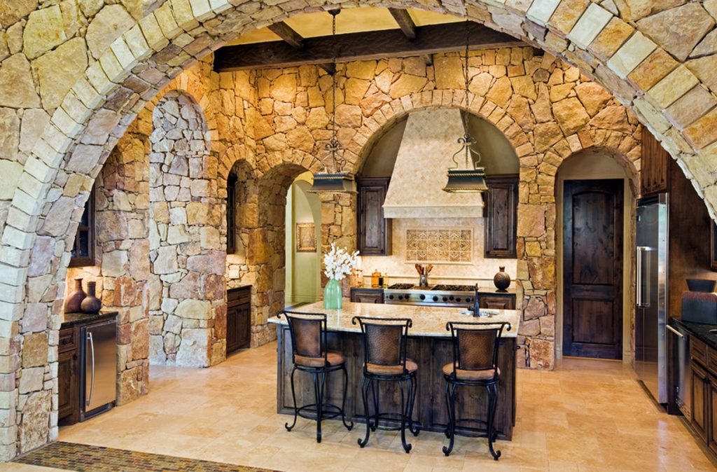 stone wall decoration