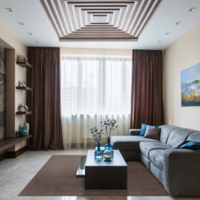 décoration de plafond dans les idées intérieures de l'appartement