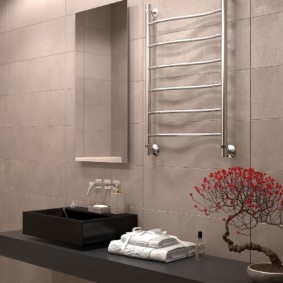 Interno del bagno in stile giapponese