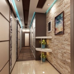 hallway ceiling chandelier design