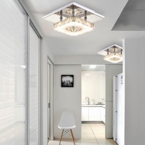 ceiling chandelier in the hallway ideas views