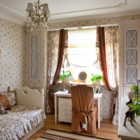 Chambre d'enfants dans le style provençal dans l'appartement