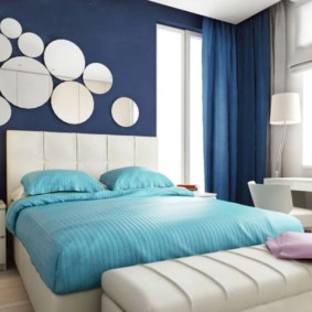 arredamento foto camera da letto blu